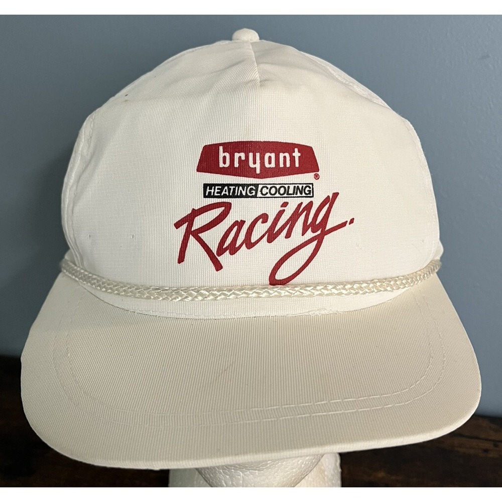 Vintage Bryant Racing Team Hat SnapBack Indy Racing Rope